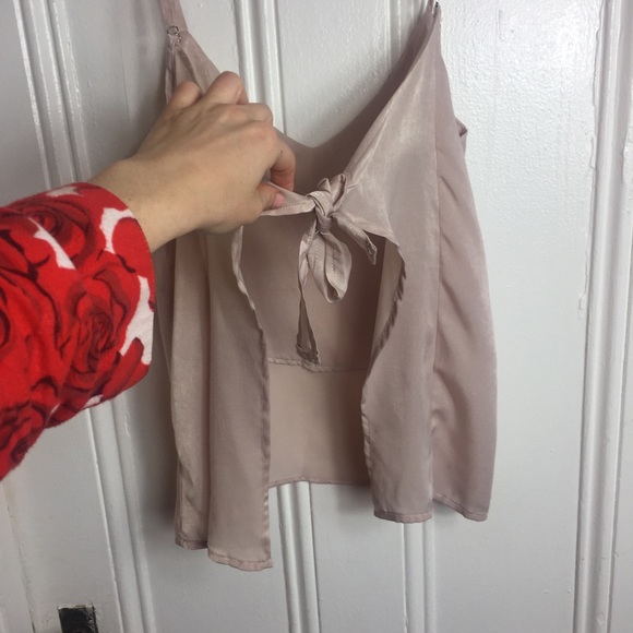 3 FOR 25 | Blush pink tank tie open back bow - Picture 3 of 3